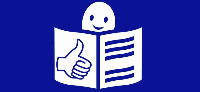 Europäisches Logo für einfaches Lesen